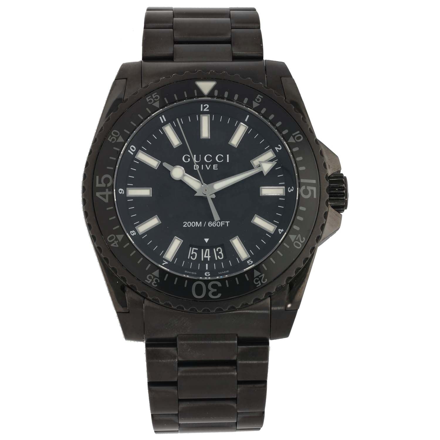 Gucci Dive 136.2 Ceramic Watch - Front Image