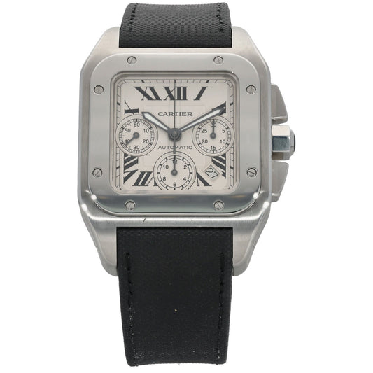 Cartier Santos 100 XL W20090X8 41mm Stainless Steel Watch