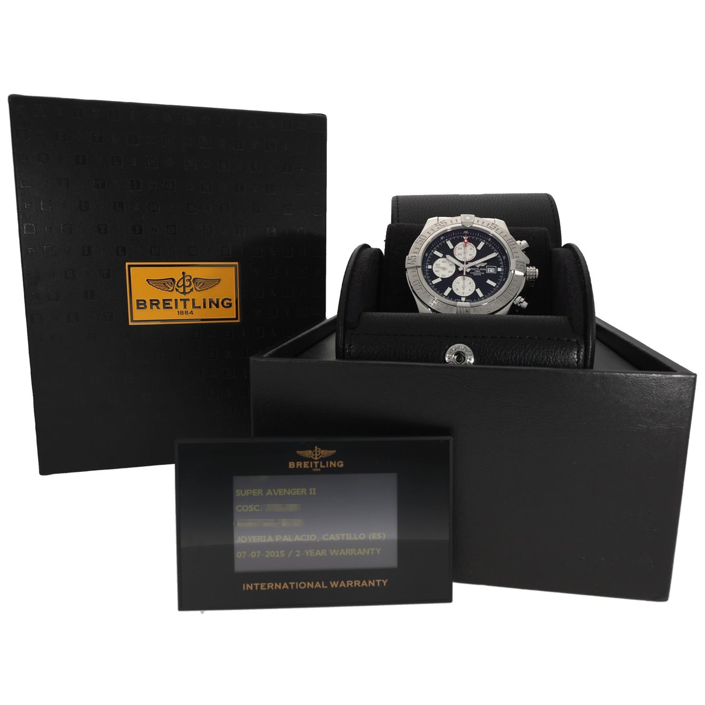 Breitling Super Avenger II A13371 48mm Stainless Steel Watch