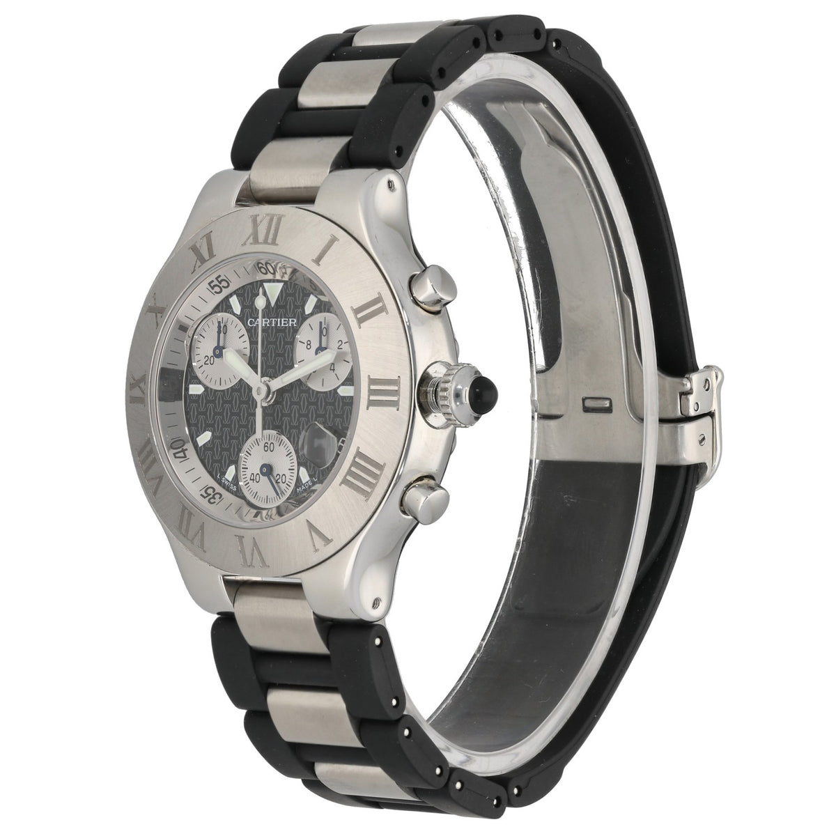 Cartier Must 21 Chronoscaph W10172T2 38mm Stainless Steel Watch