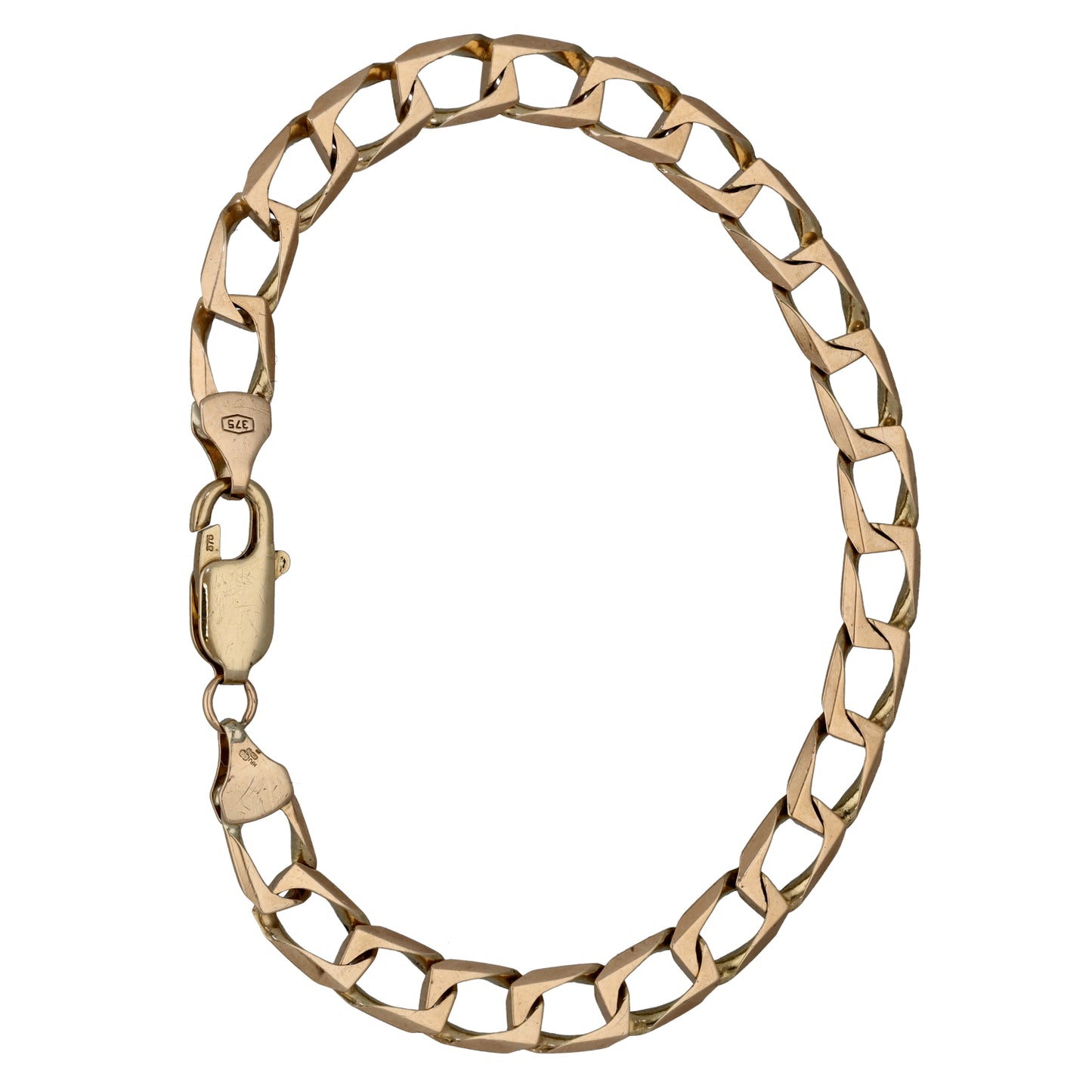 9ct Gold Curb Bracelet