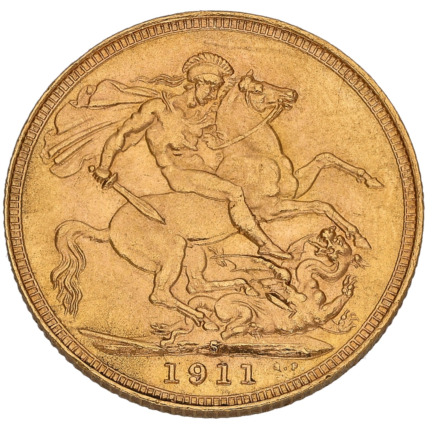 22ct Gold King George V Full Sovereign Coin 1911