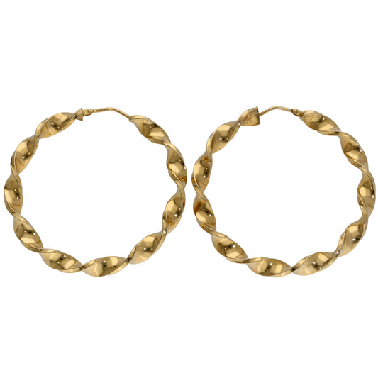 9ct Gold Hoop Earrings
