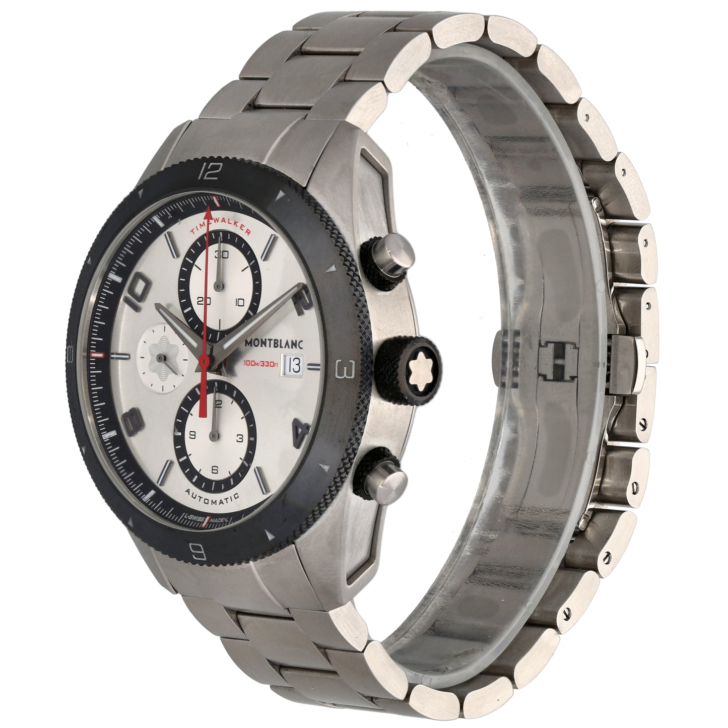 Montblanc Timewalker 7424 44mm Stainless Steel Watch