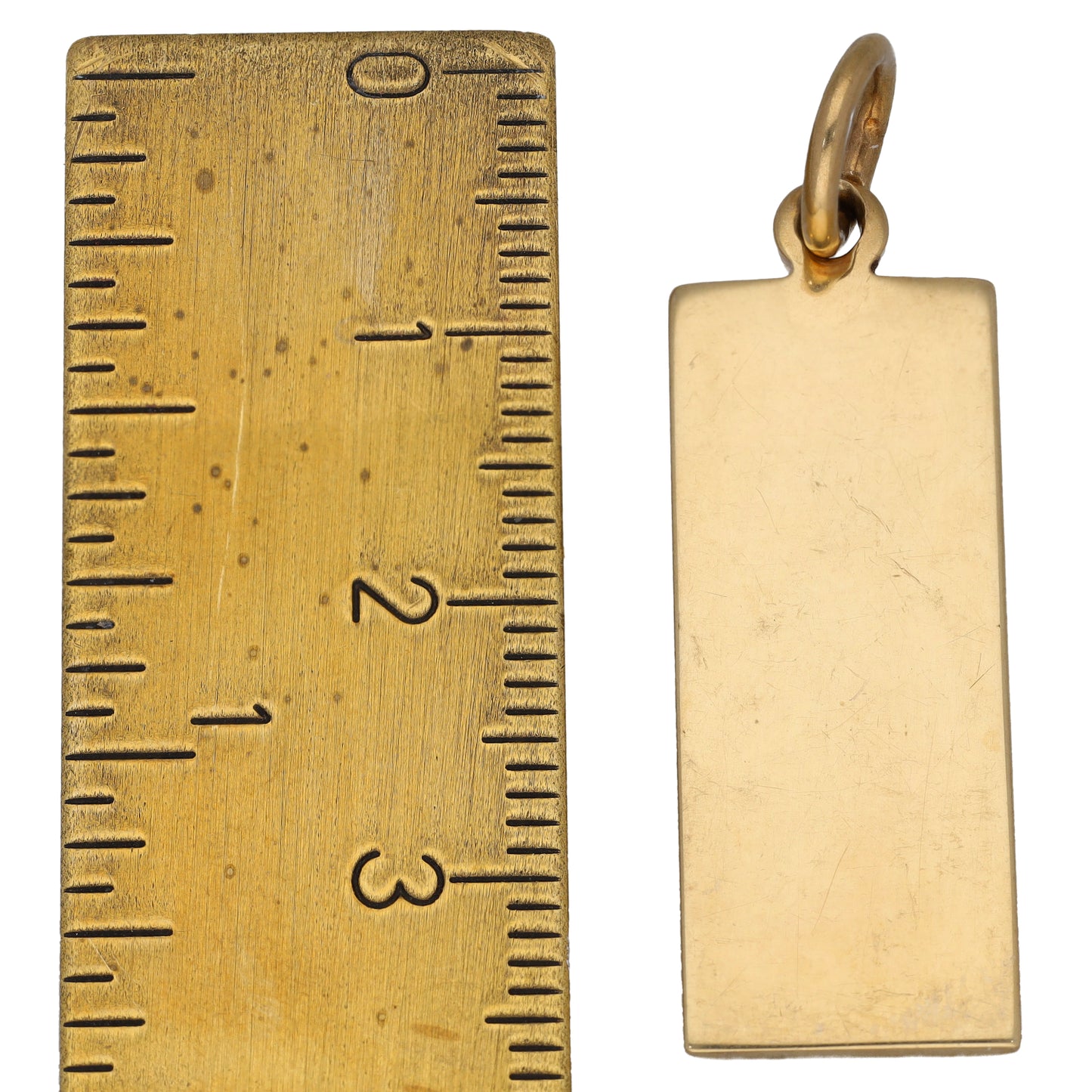 9ct Gold Ingot Pendant