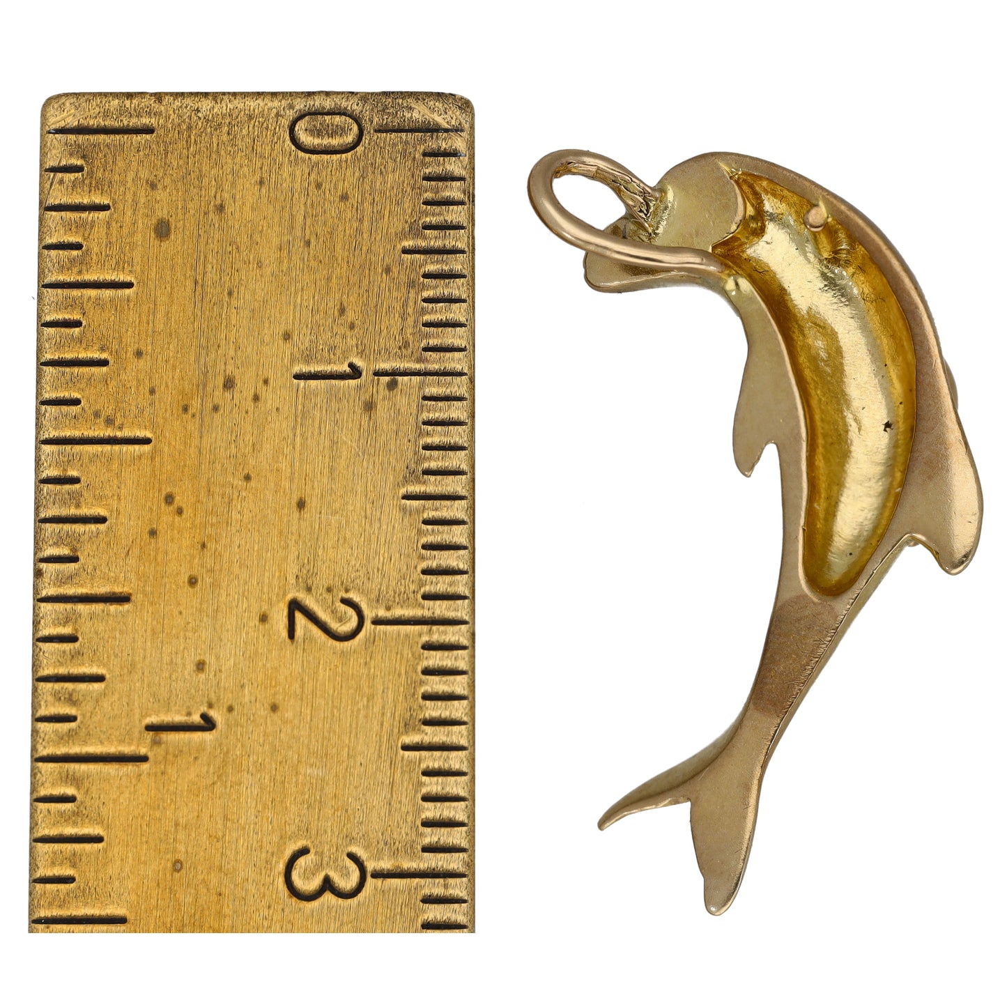 9ct Gold Dolphin Pendant