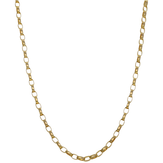 9ct Gold Belcher Chain 18"