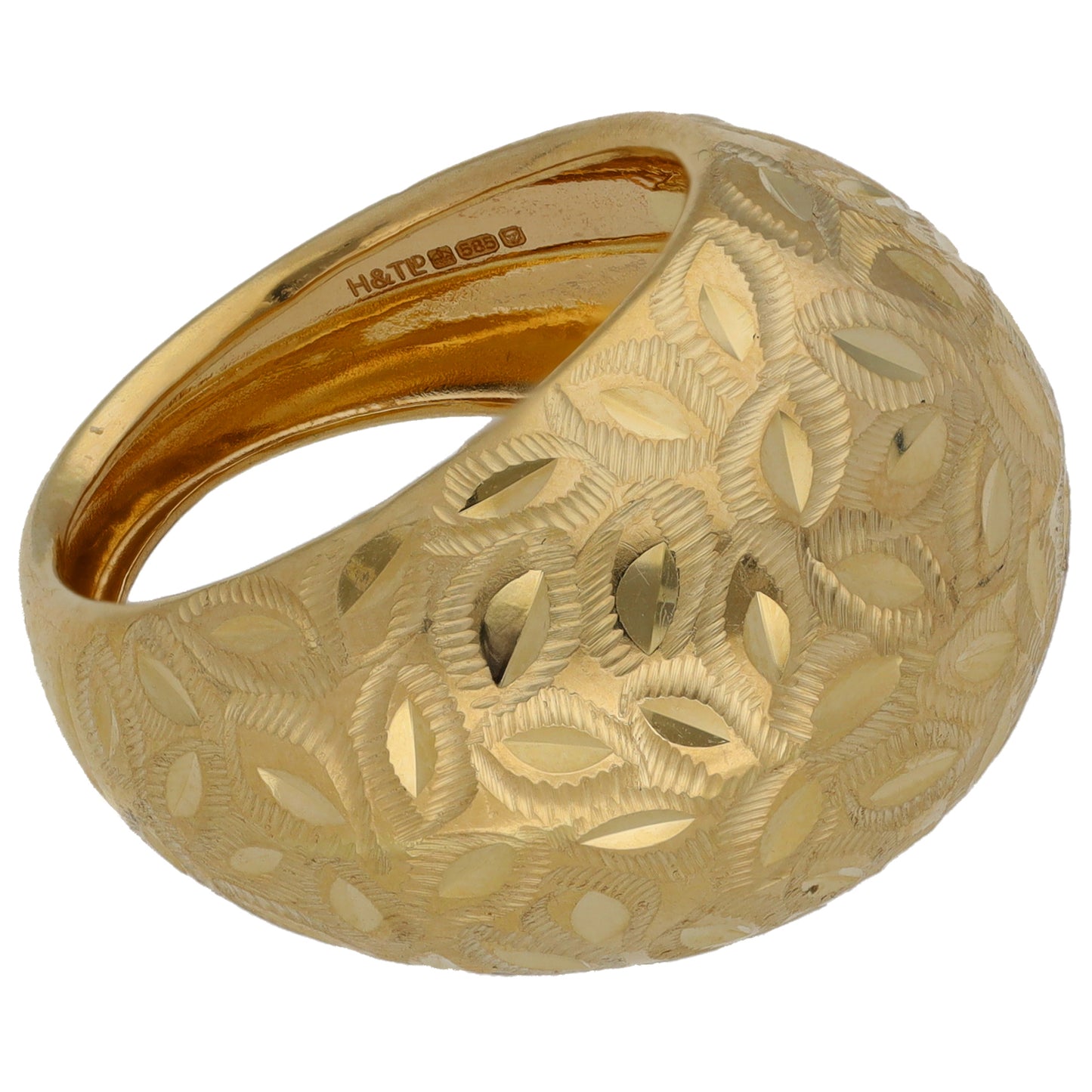 14ct Gold Dress/Cocktail Ring Size O