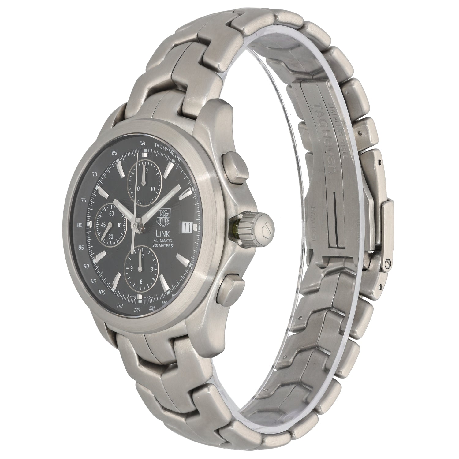 Tag Heuer Link CJF2110 42mm Stainless Steel Watch H&T