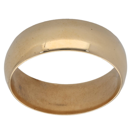 9ct Gold Plain Wedding Ring Size Z+1