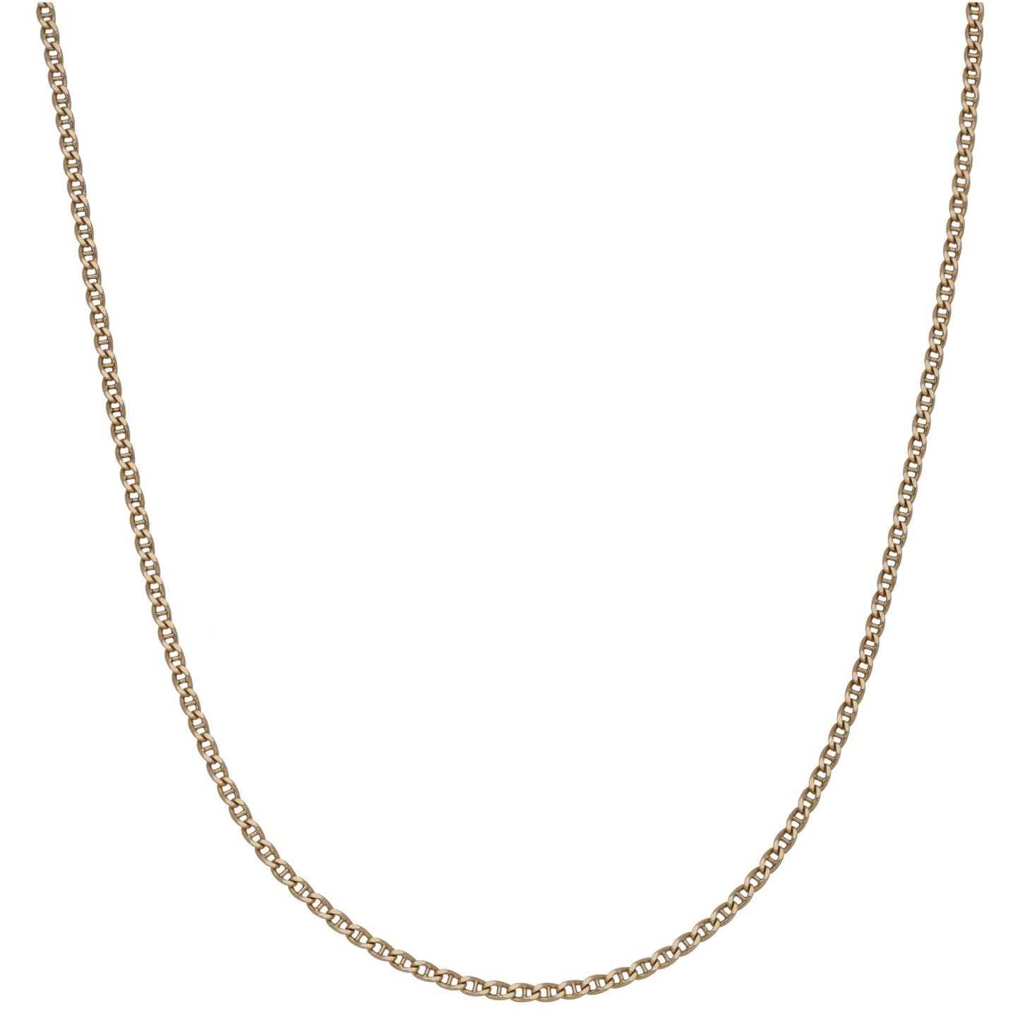 9ct Gold Anchor Chain 18"