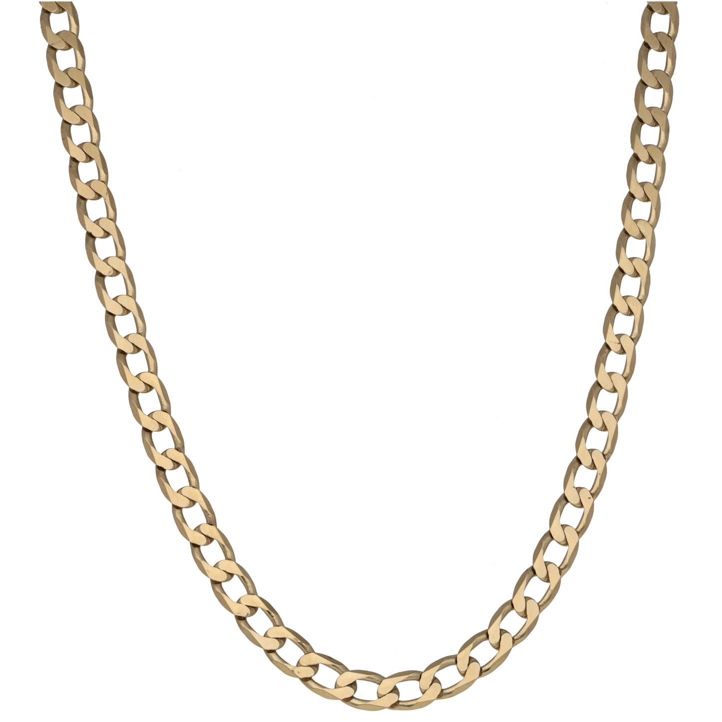 9ct Gold Curb Chain 24"