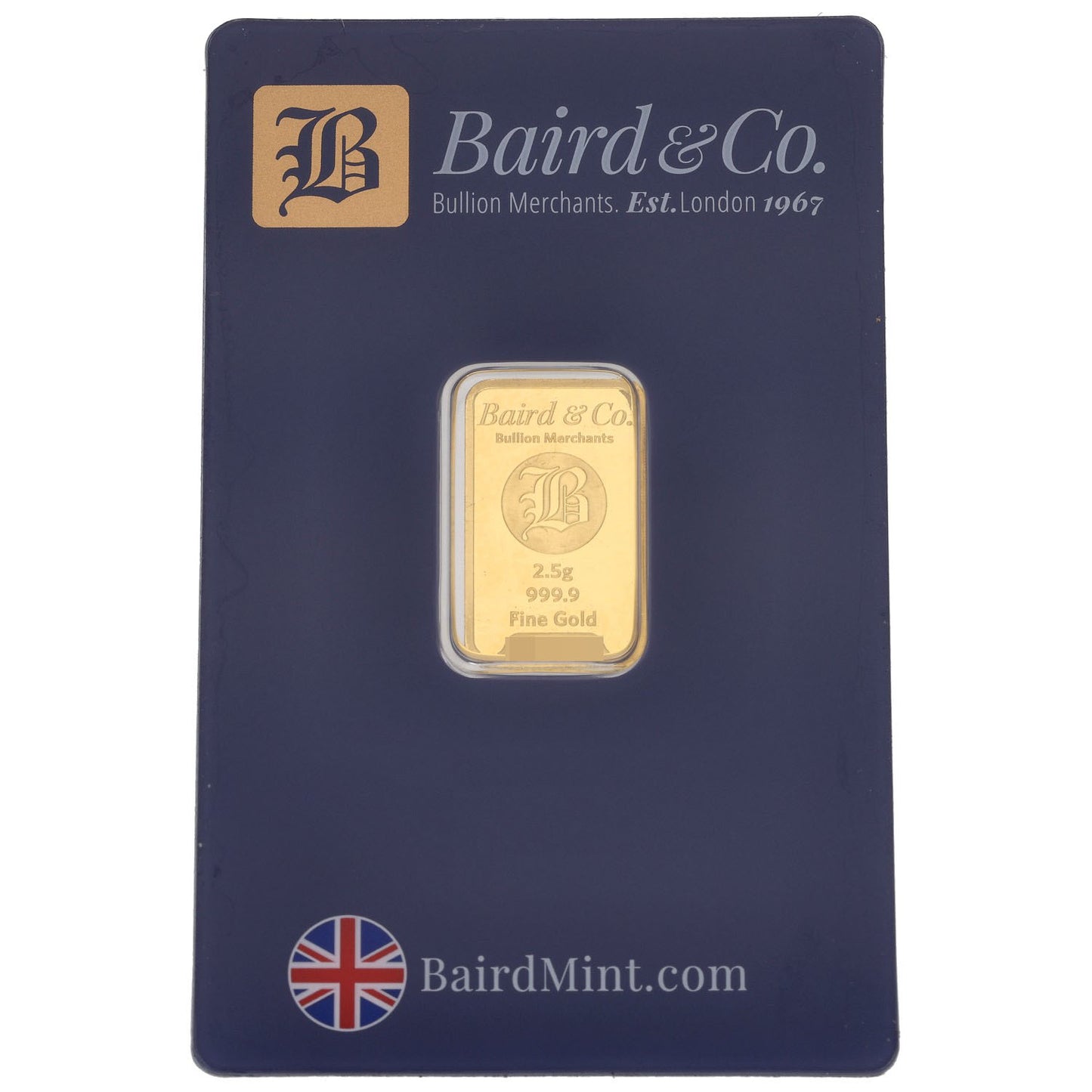 24ct 2.5g Gold Bar