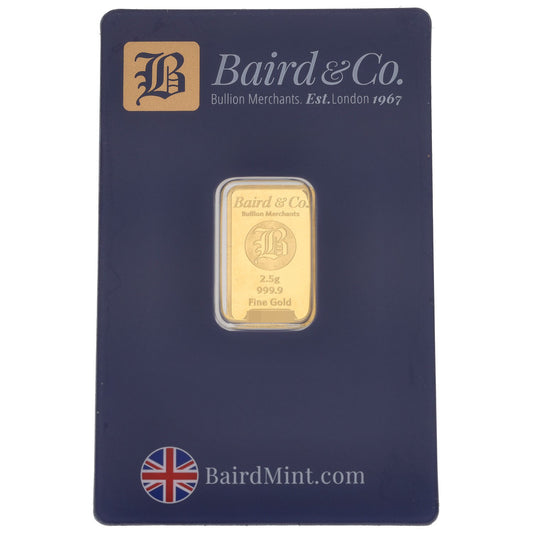 24ct 2.5g Gold Bar