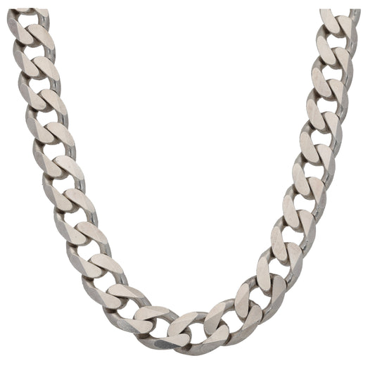 Sterling Silver Curb Chain 22"