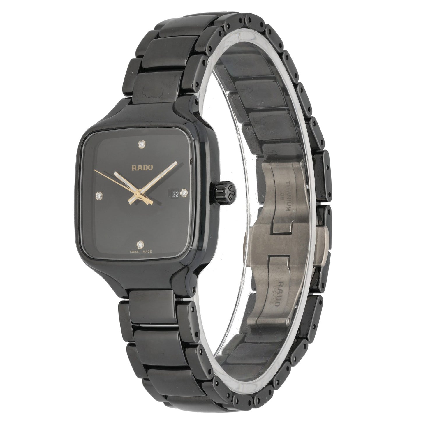Rado True Square 079.6080.3 29mm Ceramic Watch