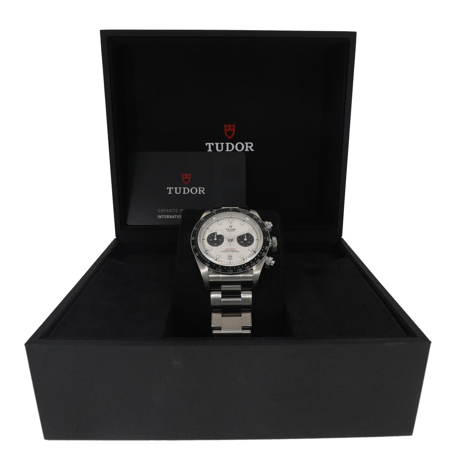 Tudor Black Bay Chrono 79360, Panda Dial, Stainless Steel case and bracelet
