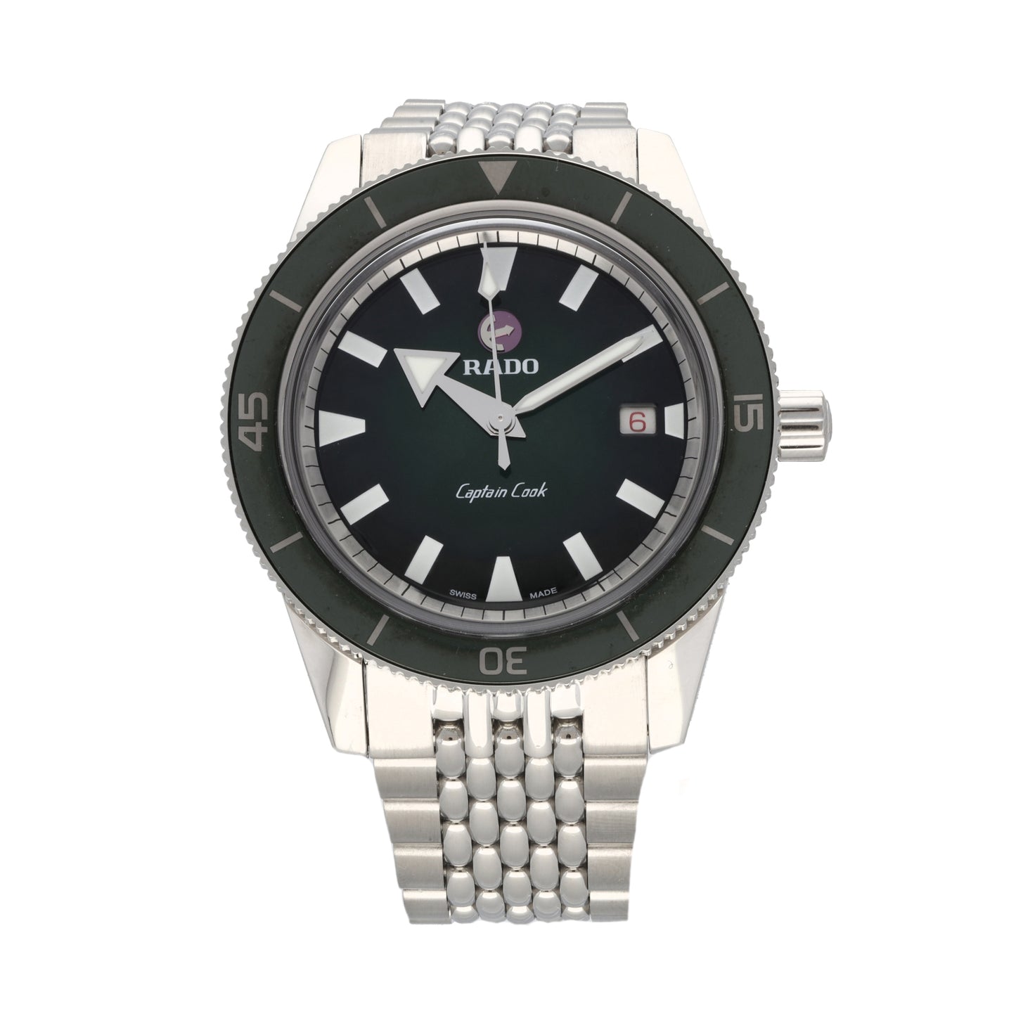 Rado Captain Cook 763.0505.3 42mm Stainless Steel Watch