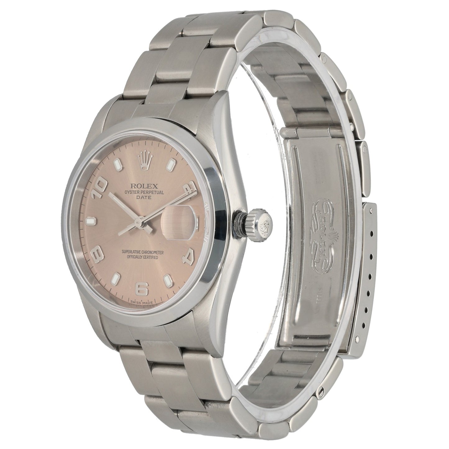 Rolex Date 15200 34mm Stainless Steel Watch