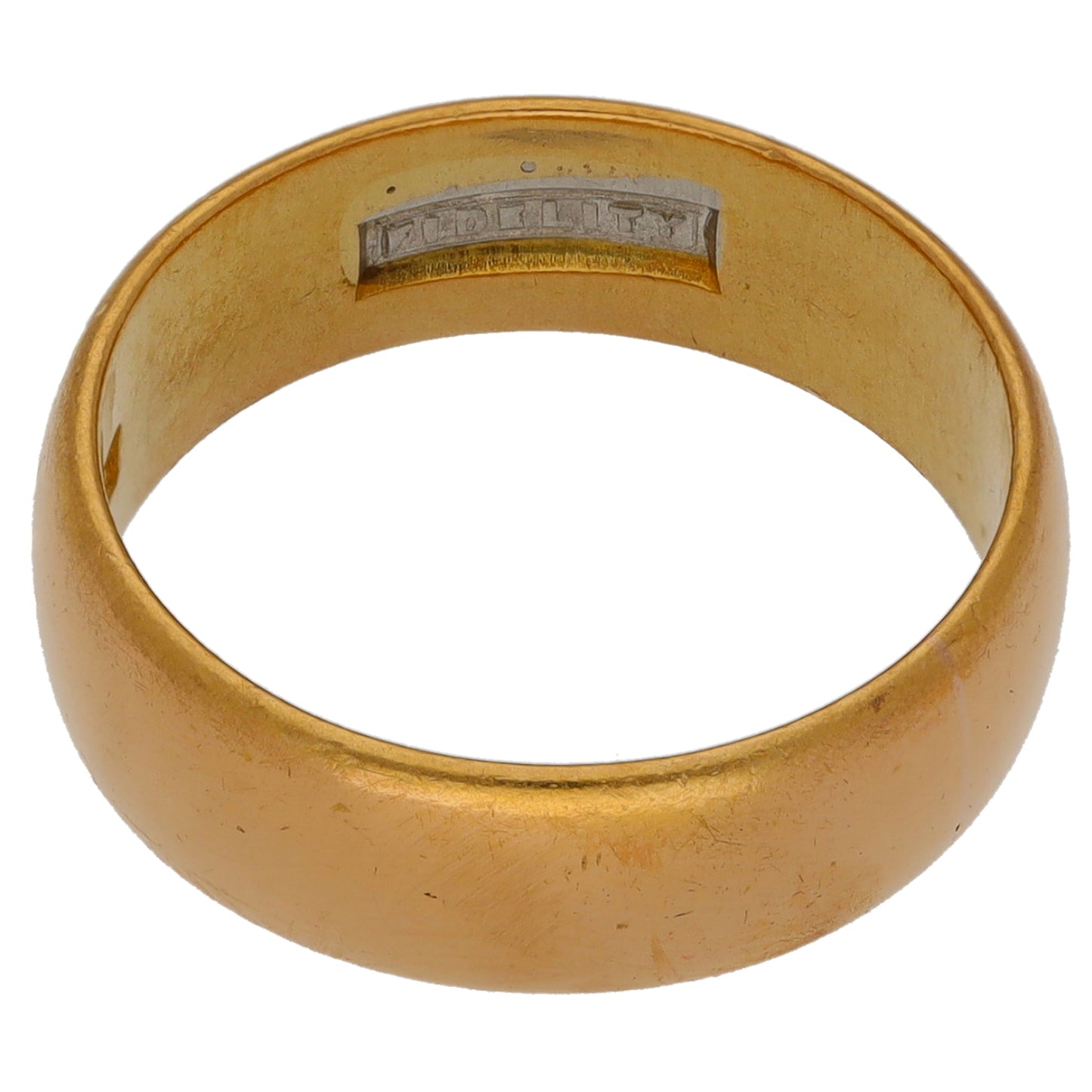 22ct Gold Plain Wedding Ring Size K