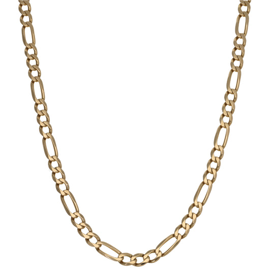 9ct Gold Figaro Chain 22"