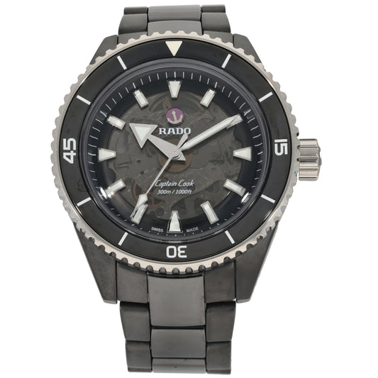 Rado Captain Cook 734.6127.3 44mm Ceramic Watch