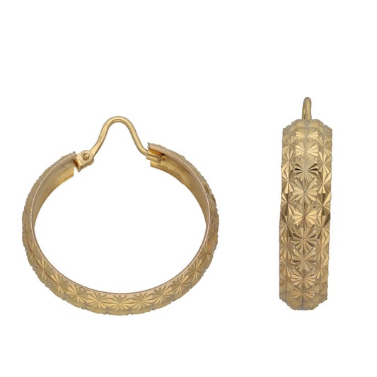 9ct Gold Hoop Earrings