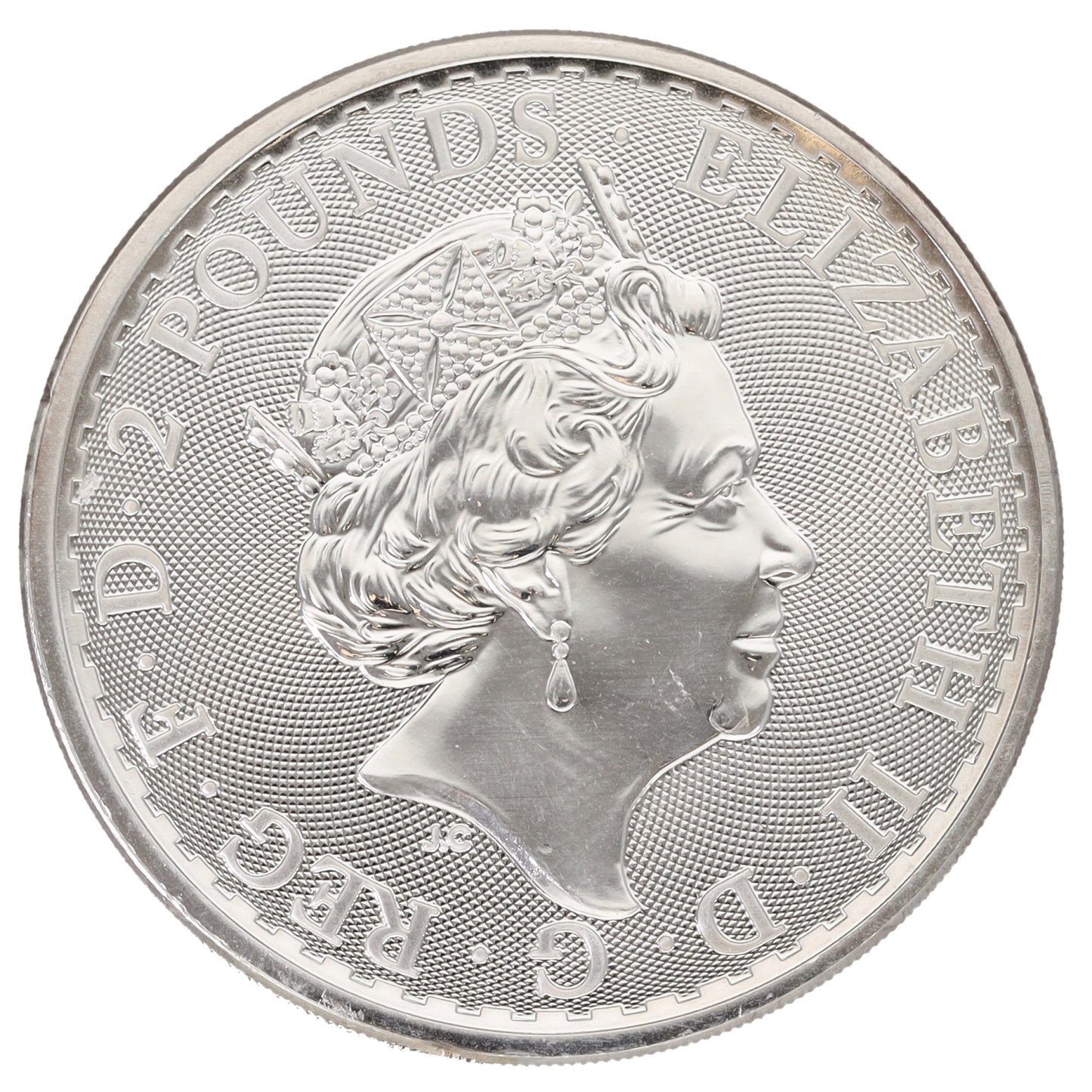 Fine Silver Queen Elizabeth II 1 OZ Britannia Coin 2021