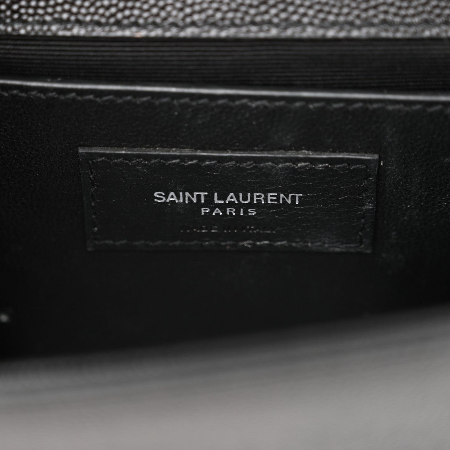 Yves Saint Laurent Kate Small Tassel Grain de Poudre Leather Bag - Black