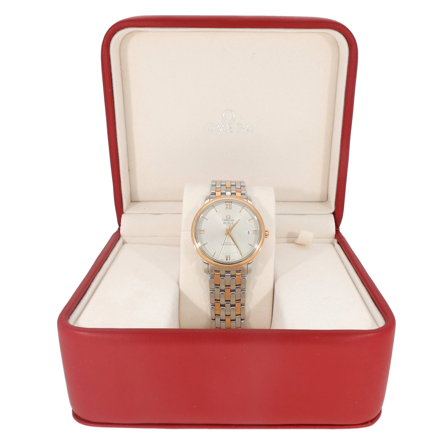 Omega De Ville Prestige 424.20.37.20.02.002 36.8mm Bi-Colour Watch