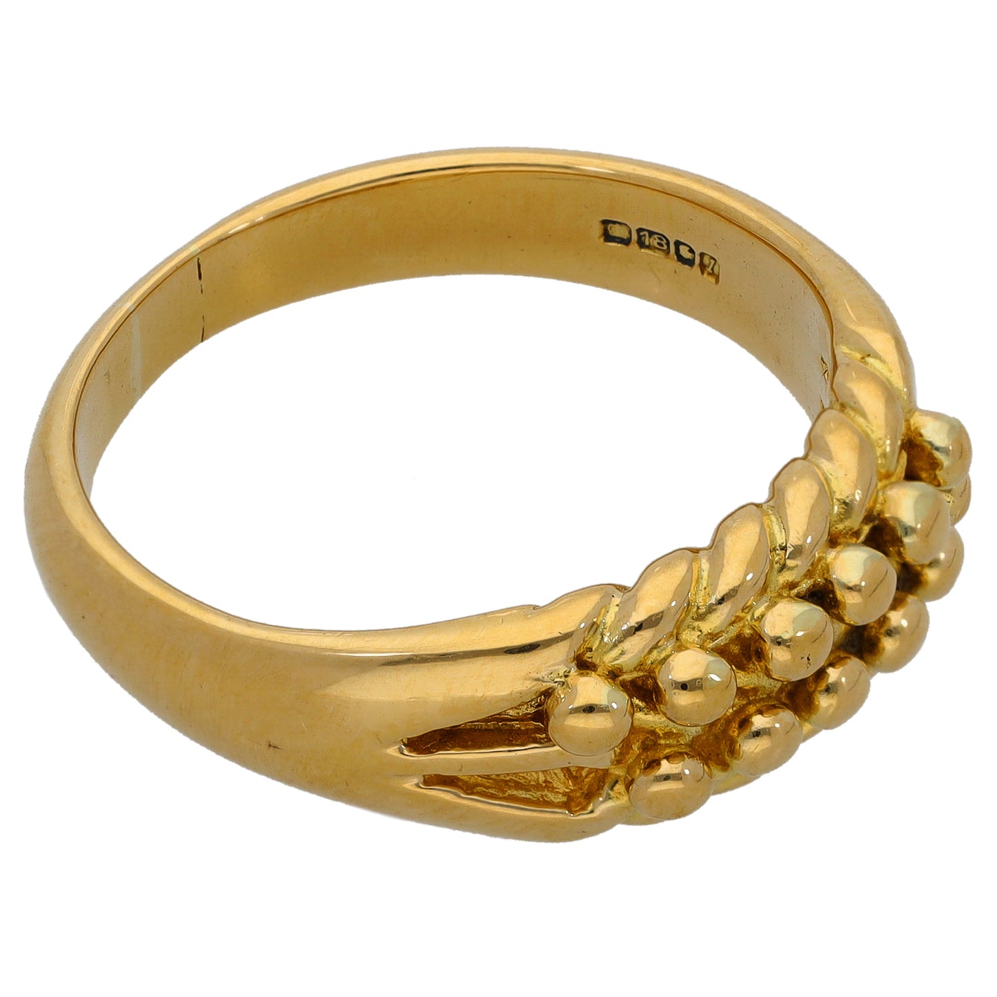 18ct Gold Keeper Ring Size V