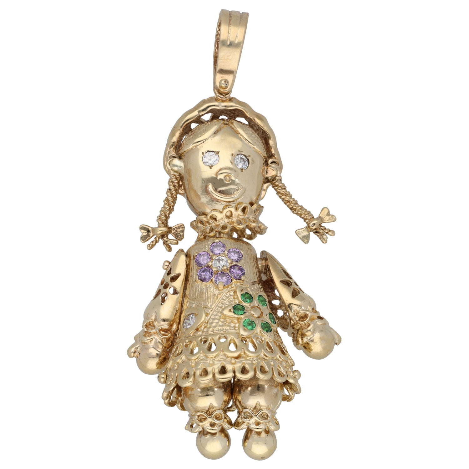 9ct Gold Imitation Clown/Dolly/Character Pendant – Harvey & Thompson ...