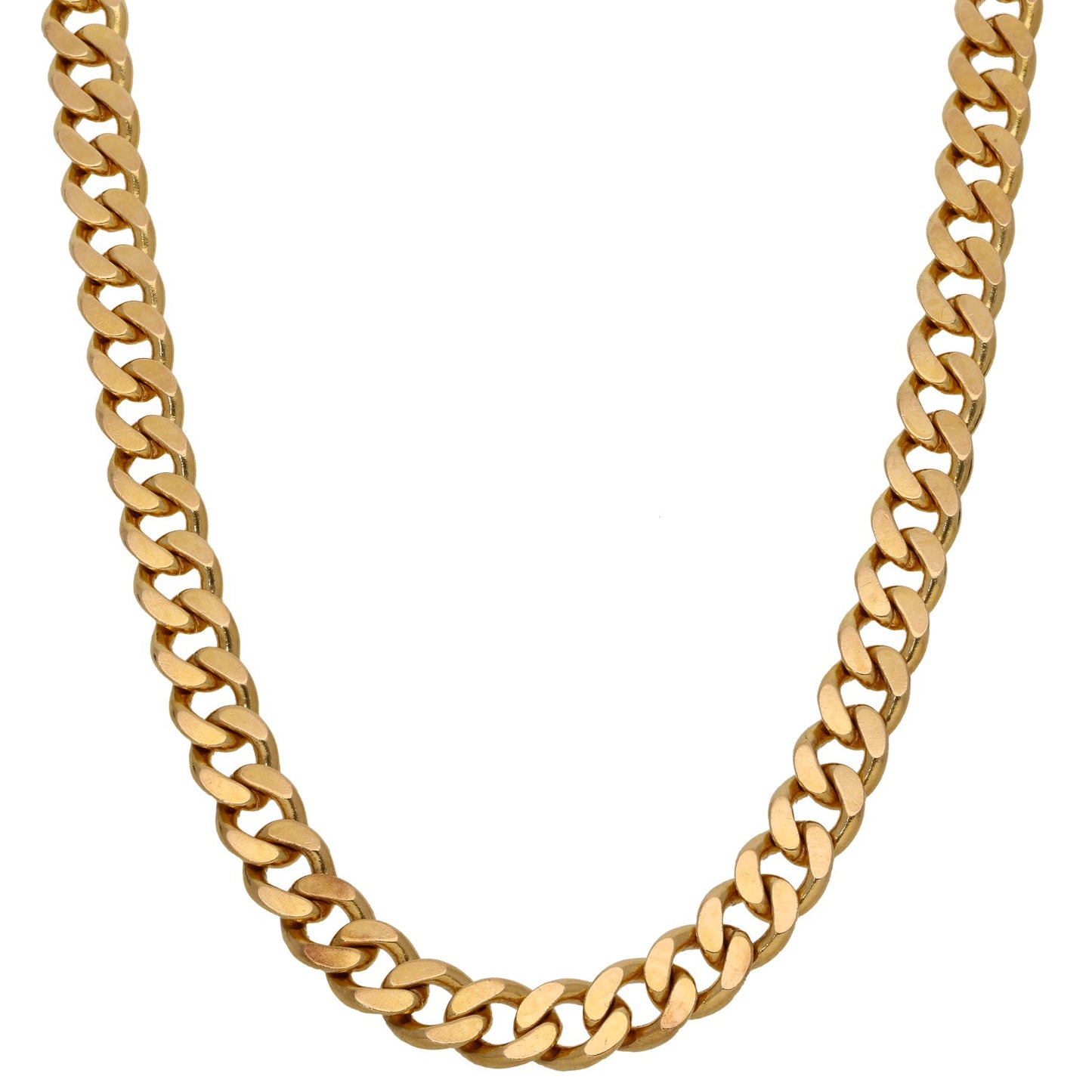 9ct Gold Curb Chain 22"