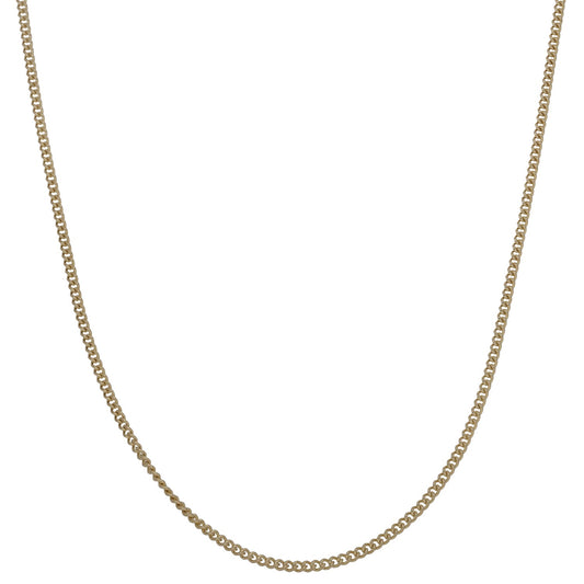 9ct Gold Curb Chain 20"