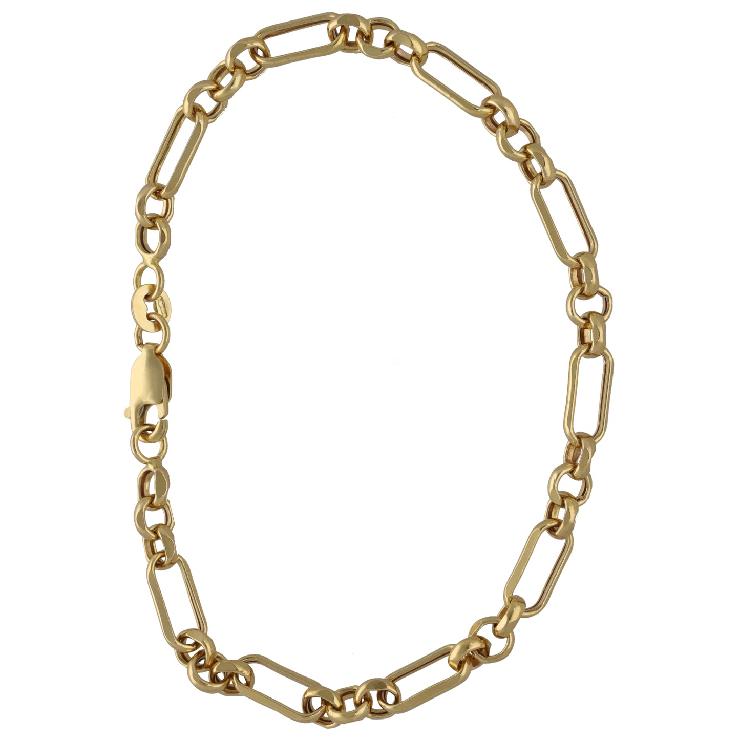 9ct Gold Figaro Bracelet