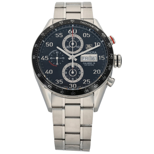 Tag Heuer Carrera CV2A10 44mm Stainless Steel Watch
