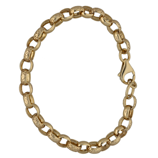 9ct Gold Belcher Bracelet