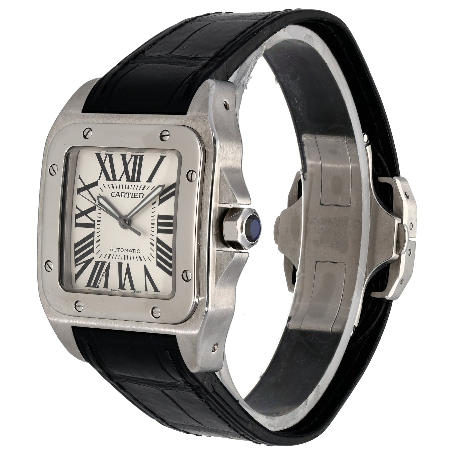 Cartier Santos 100 2656 38mm Stainless Steel Watch