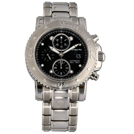 Montblanc Sport Chronograph 7179 44mm Stainless Steel Watch