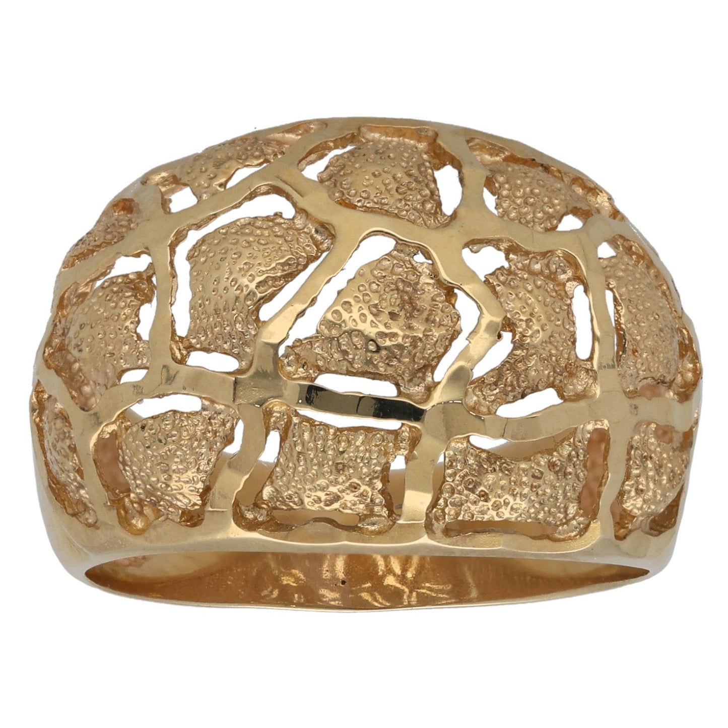 9ct Gold Alternative Ring Size O