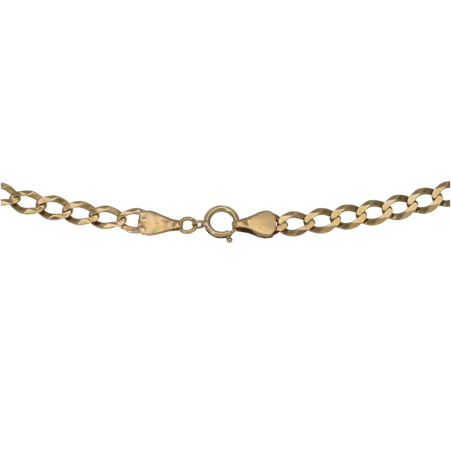 9ct Gold Curb Chain 19"