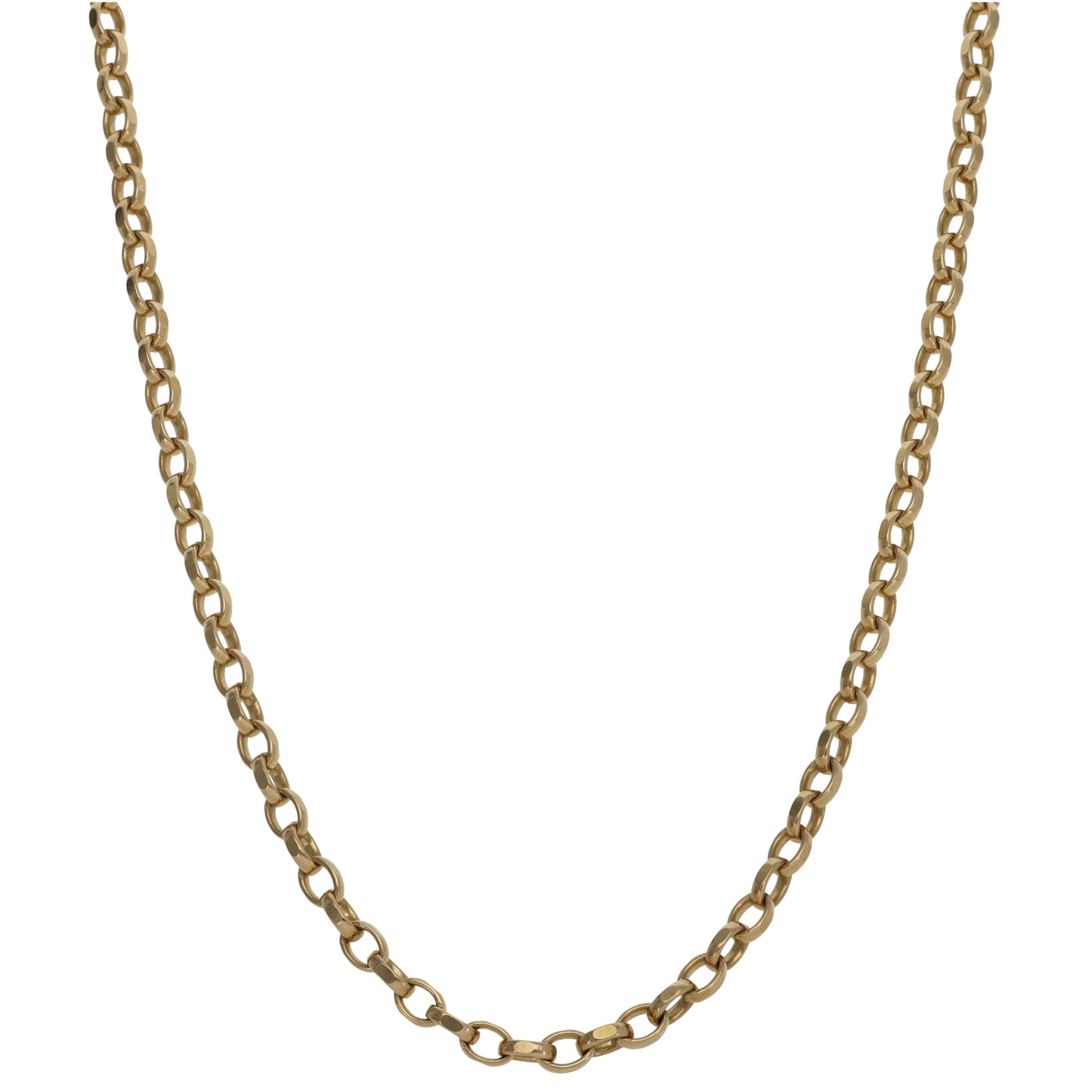 9ct Gold Belcher Chain 18"