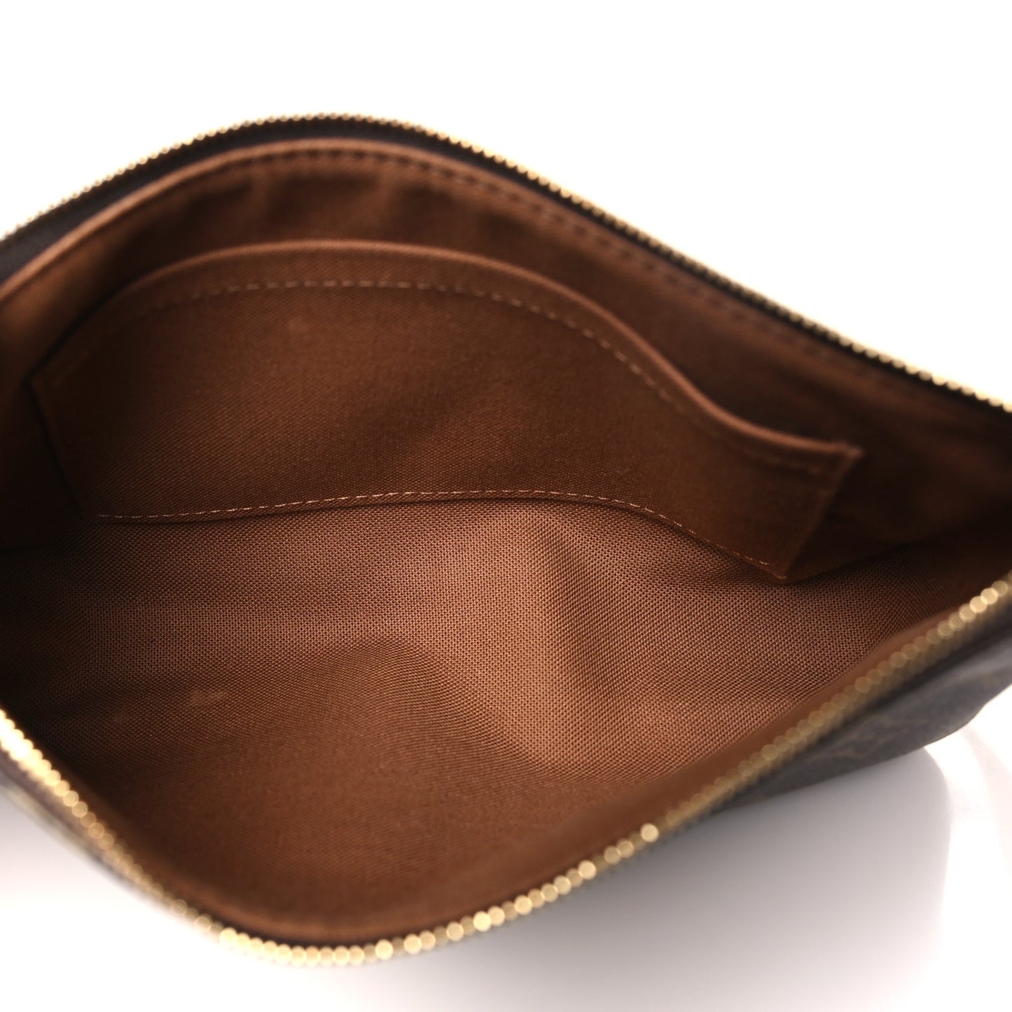 Louis Vuitton Pochette Accessoires Monogram Coated Canvas Bag - Brown