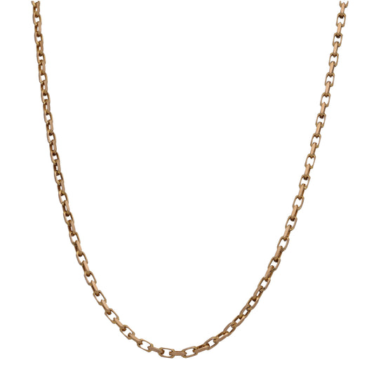 9ct Gold Belcher Chain 18"