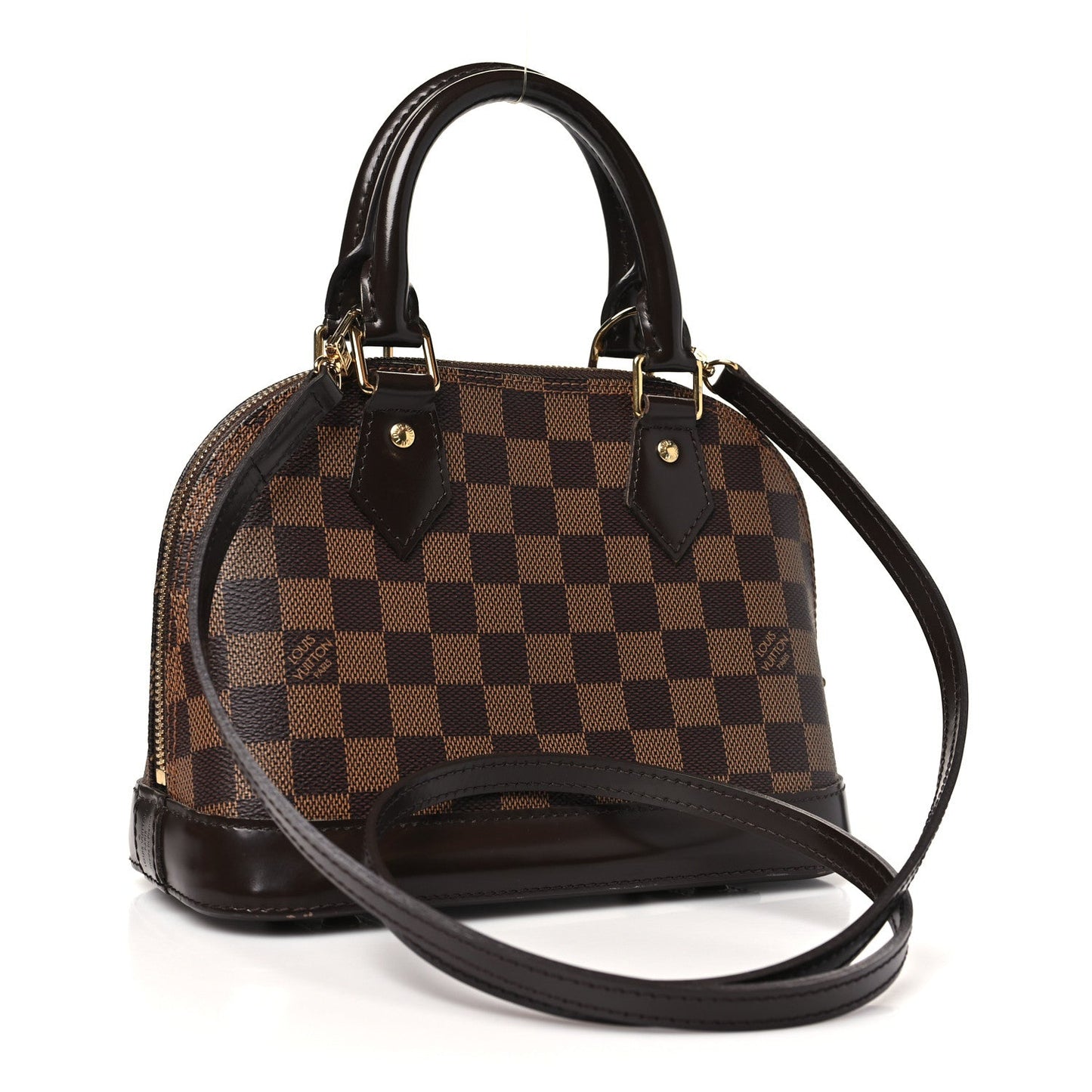 Louis Vuitton Alma BB Damier Ebene Coated Canvas Bag - Brown