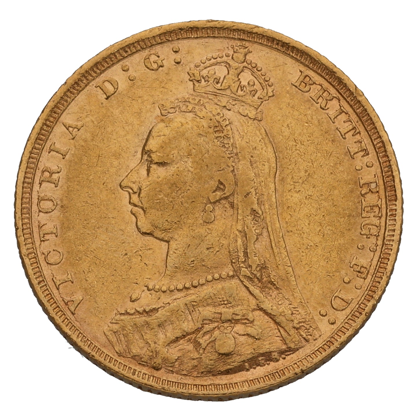 22ct Gold Queen Victoria Full Sovereign Coin 1891