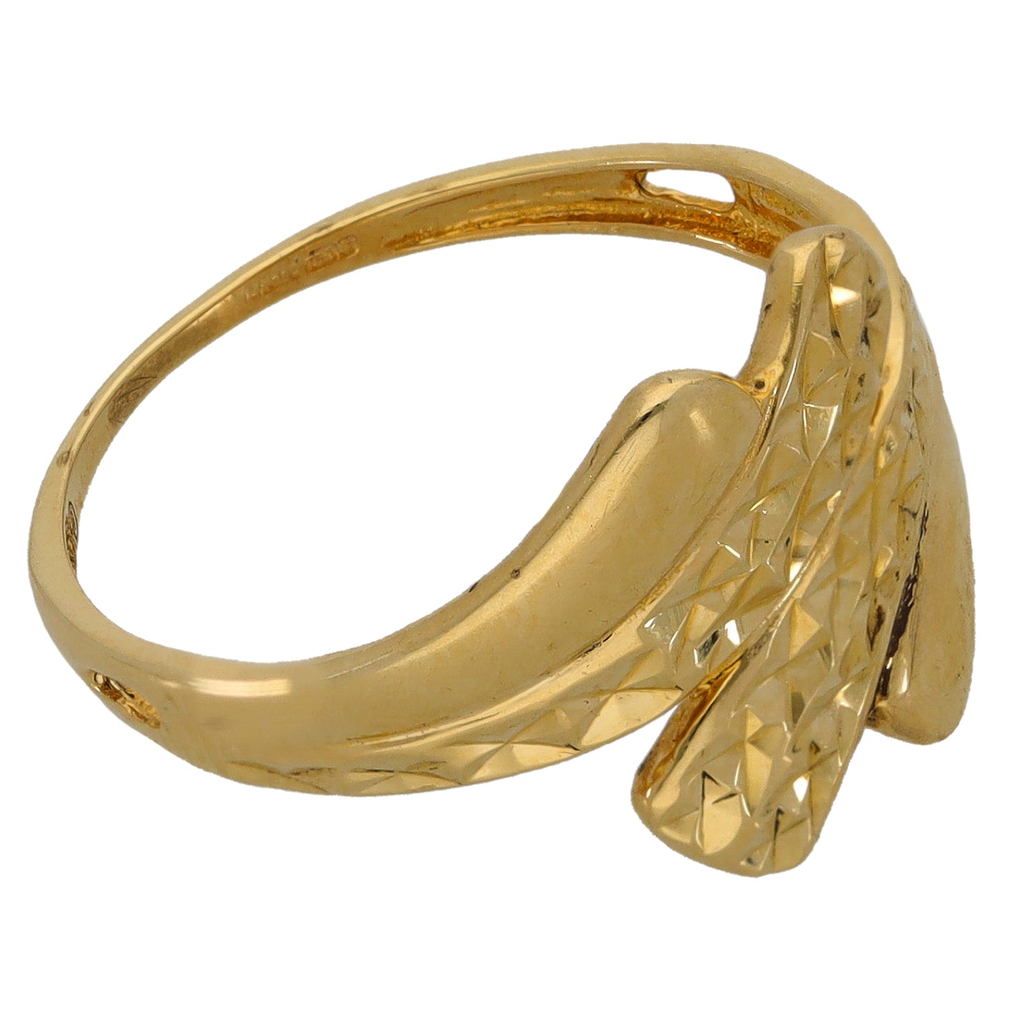 18ct Gold Alternative Ring Size P