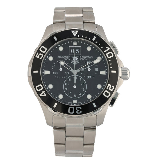 Tag Heuer Aquaracer CAN1010 43mm Stainless Steel Watch