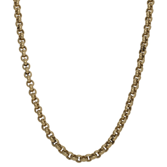 9ct Gold Belcher Chain 22"