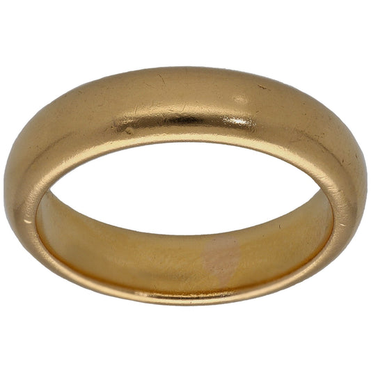 22ct Gold Plain Wedding Ring Size K
